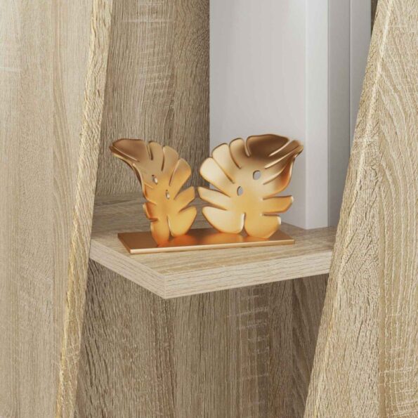 vidaXL Bočná polica Sonoma dub 33 x 32 x 70,5 cm Kompozitné drevo – Obrázok 4