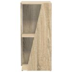 vidaXL Bočná polica Sonoma dub 33 x 32 x 70,5 cm Kompozitné drevo – Obrázok 5