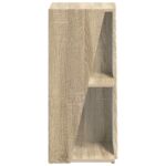 vidaXL Bočná polica Sonoma dub 33 x 32 x 70,5 cm Kompozitné drevo – Obrázok 6