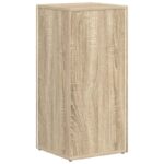 vidaXL Bočná polica Sonoma dub 33 x 32 x 70,5 cm Kompozitné drevo – Obrázok 7