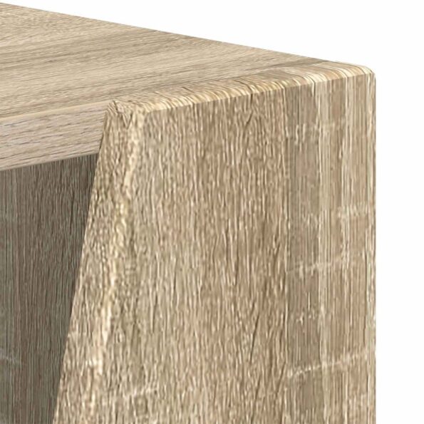 vidaXL Bočná polica Sonoma dub 33 x 32 x 70,5 cm Kompozitné drevo – Obrázok 8
