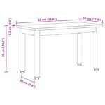vidaXL Konferenčný stolík Remeselnícky dub 60 x 30 x 36 cm – Obrázok 11