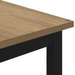 vidaXL Konferenčný stolík Remeselnícky dub 60 x 50 x 36 cm – Obrázok 7