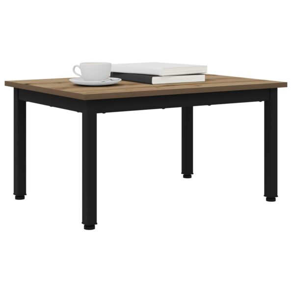 vidaXL Konferenčný stolík Remeselnícky dub 70 x 50 x 36 cm – Obrázok 3