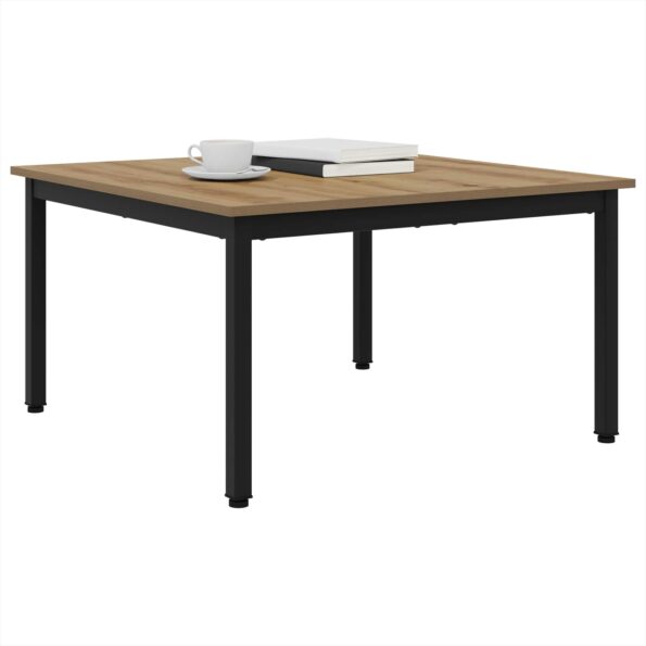 vidaXL Konferenčný stolík Remeselnícky dub 80 x 80 x 45 cm – Obrázok 3