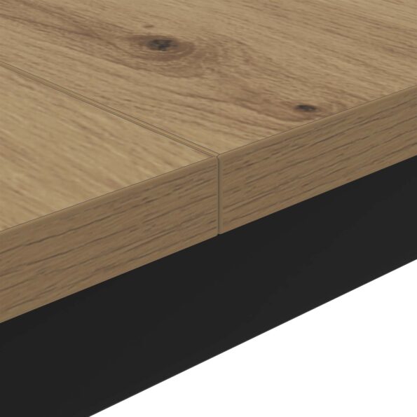vidaXL Konferenčný stolík Remeselnícky dub 80 x 80 x 45 cm – Obrázok 8