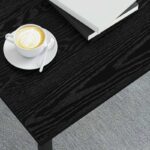 vidaXL Konferenčný stolík Čierny dub 100 x 100 x 45 cm – Obrázok 4