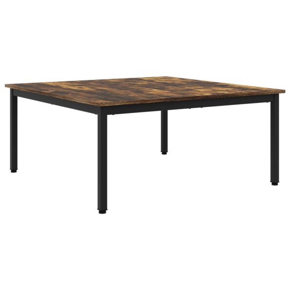 vidaXL Konferenčný stolík Dymová dub 100 x 100 x 45 cm – Obrázok 2
