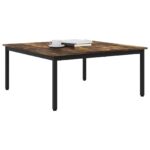 vidaXL Konferenčný stolík Dymová dub 100 x 100 x 45 cm – Obrázok 3