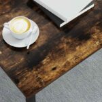 vidaXL Konferenčný stolík Dymová dub 100 x 100 x 45 cm – Obrázok 4