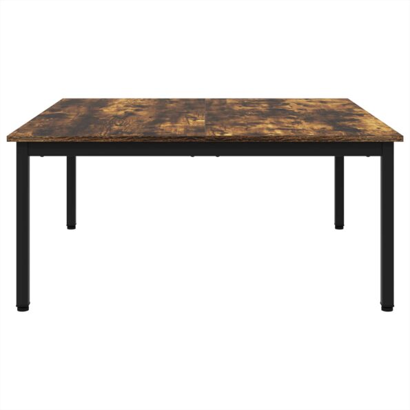 vidaXL Konferenčný stolík Dymová dub 100 x 100 x 45 cm – Obrázok 5