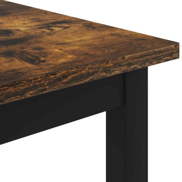 vidaXL Konferenčný stolík Dymová dub 100 x 100 x 45 cm – Obrázok 7