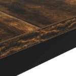 vidaXL Konferenčný stolík Dymová dub 100 x 100 x 45 cm – Obrázok 8