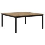 vidaXL Konferenčný stolík Remeselnícky dub 100 x 100 x 45 cm – Obrázok 2