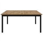 vidaXL Konferenčný stolík Remeselnícky dub 100 x 100 x 45 cm – Obrázok 5