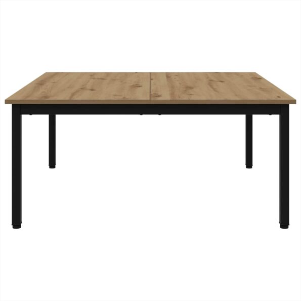 vidaXL Konferenčný stolík Remeselnícky dub 100 x 100 x 45 cm – Obrázok 5