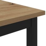 vidaXL Konferenčný stolík Remeselnícky dub 100 x 100 x 45 cm – Obrázok 7