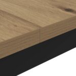 vidaXL Konferenčný stolík Remeselnícky dub 100 x 100 x 45 cm – Obrázok 8