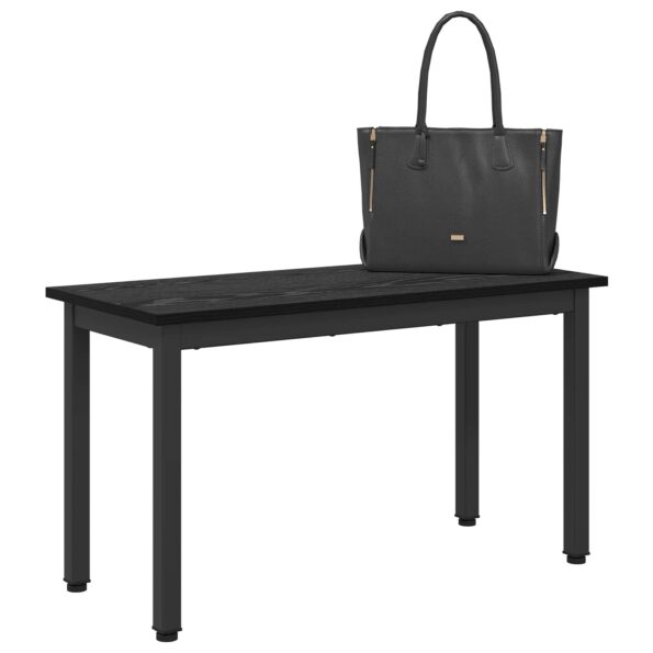 vidaXL lavička Čierny dub 80 x 35 x 45 cm Kompozitné drevo – Obrázok 3
