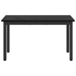 vidaXL lavička Čierny dub 80 x 35 x 45 cm Kompozitné drevo – Obrázok 5
