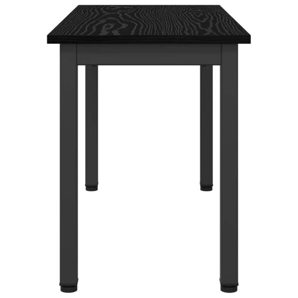 vidaXL lavička Čierny dub 80 x 35 x 45 cm Kompozitné drevo – Obrázok 6