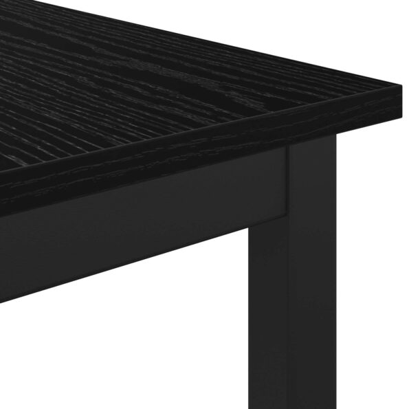 vidaXL lavička Čierny dub 80 x 35 x 45 cm Kompozitné drevo – Obrázok 7