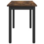 vidaXL lavička Dymová dub 80 x 35 x 45 cm Kompozitné drevo – Obrázok 6