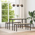 vidaXL lavička Sonoma 110 x 35 x 45 cm Kompozitné drevo