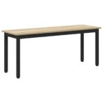 vidaXL lavička Sonoma 110 x 35 x 45 cm Kompozitné drevo – Obrázok 2