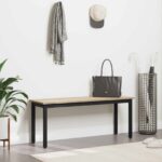 vidaXL lavička Sonoma 110 x 35 x 45 cm Kompozitné drevo – Obrázok 4