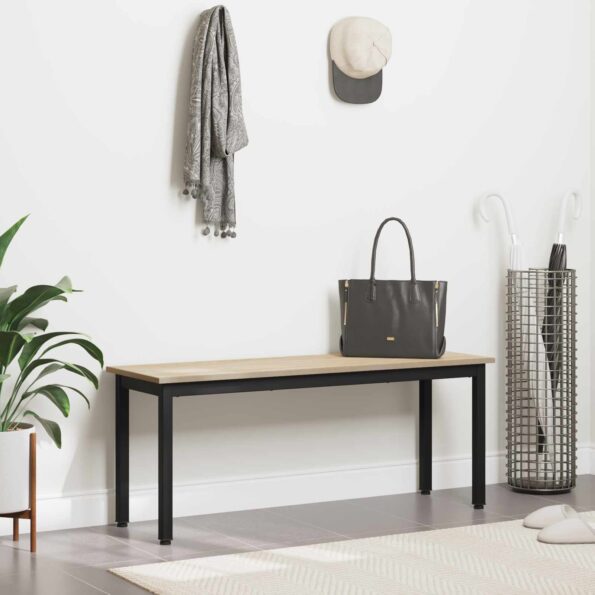 vidaXL lavička Sonoma 110 x 35 x 45 cm Kompozitné drevo – Obrázok 4