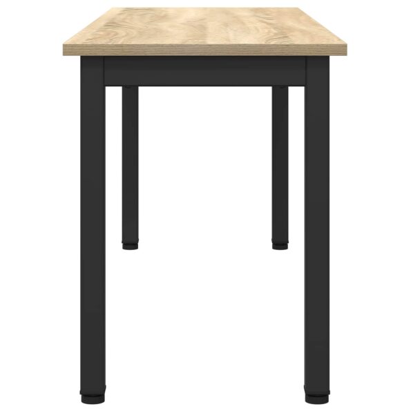 vidaXL lavička Sonoma 110 x 35 x 45 cm Kompozitné drevo – Obrázok 6