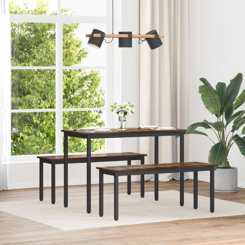 892598_1.jpg vidaXL lavička Dymová dub 110 x 35 x 45 cm Kompozitné drevo – Obrázok 1