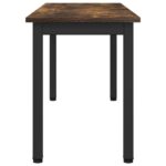 vidaXL lavička Dymová dub 110 x 35 x 45 cm Kompozitné drevo – Obrázok 6