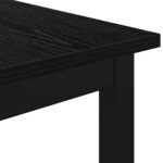 vidaXL lavička Čierny dub 160 x 35 x 45 cm Kompozitné drevo – Obrázok 7
