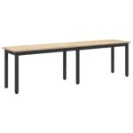 vidaXL lavička Sonoma 160 x 35 x 45 cm Kompozitné drevo – Obrázok 2