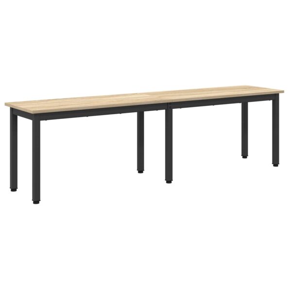 vidaXL lavička Sonoma 160 x 35 x 45 cm Kompozitné drevo – Obrázok 2