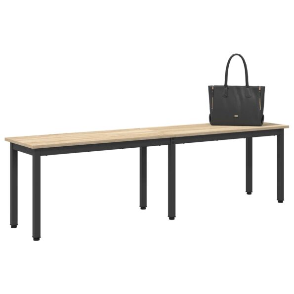 vidaXL lavička Sonoma 160 x 35 x 45 cm Kompozitné drevo – Obrázok 3