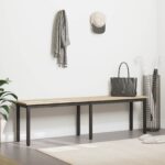 vidaXL lavička Sonoma 160 x 35 x 45 cm Kompozitné drevo – Obrázok 4