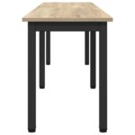 vidaXL lavička Sonoma 160 x 35 x 45 cm Kompozitné drevo – Obrázok 6