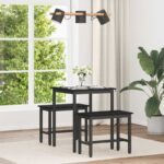 vidaXL Jedálenské stoly KOV