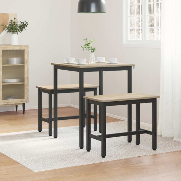 vidaXL Jedálenské stoly KOV – Obrázok 4