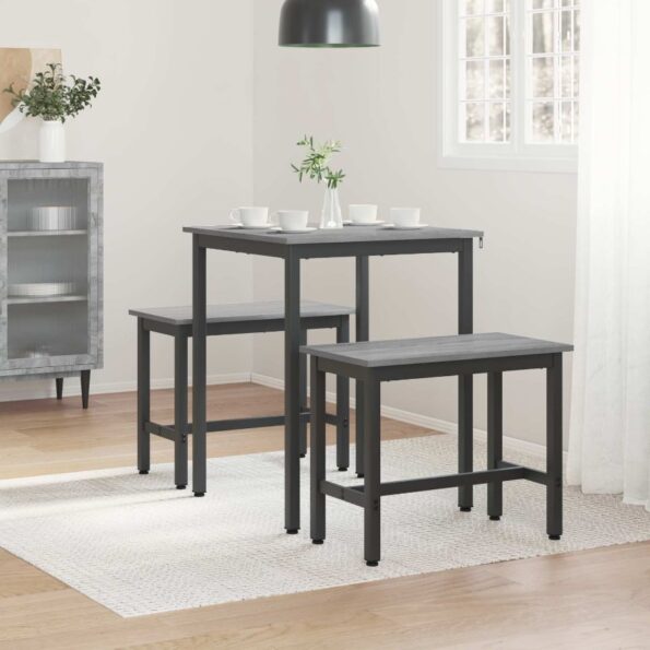 vidaXL Jedálenské stoly KOV – Obrázok 4