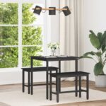 vidaXL Jedálenské stoly KOV