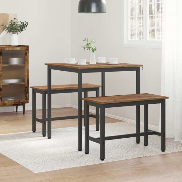 vidaXL Jedálenské stoly KOV – Obrázok 4