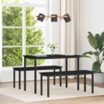 vidaXL Jedálenské stoly KOV