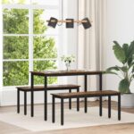 vidaXL Jedálenské stoly KOV