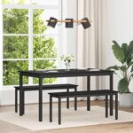 vidaXL Jedálenské stoly KOV