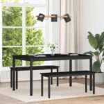 vidaXL Jedálenské stoly KOV