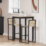 vidaXL Jedálenské stoly Kompozitné drevo